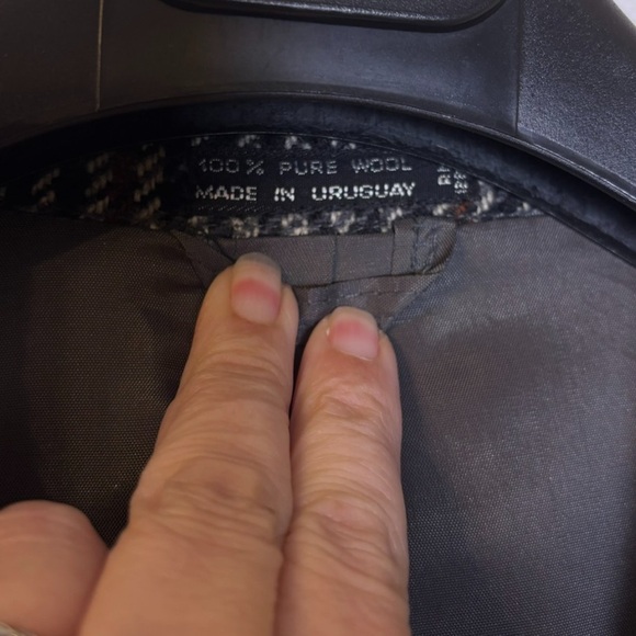 VTG Wool Blazer Houndstooth Men’s 40R Sport Jacket Fits Women M/L Ivy League - Picture 8 of 11